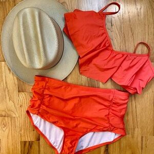 Gianni Bini Orange Bikini Set